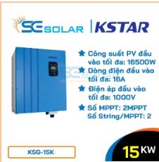 Biến tần điện mặt trời 15KW-KSTAR KSG-15K - Chi Nhánh Đồng Nai - Công Ty TNHH Đầu Tư Và Thương Mại Năng Lượng Se Solar